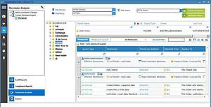 Lepide Auditor Chnage-Auditing Screenshot Berechtigungen 