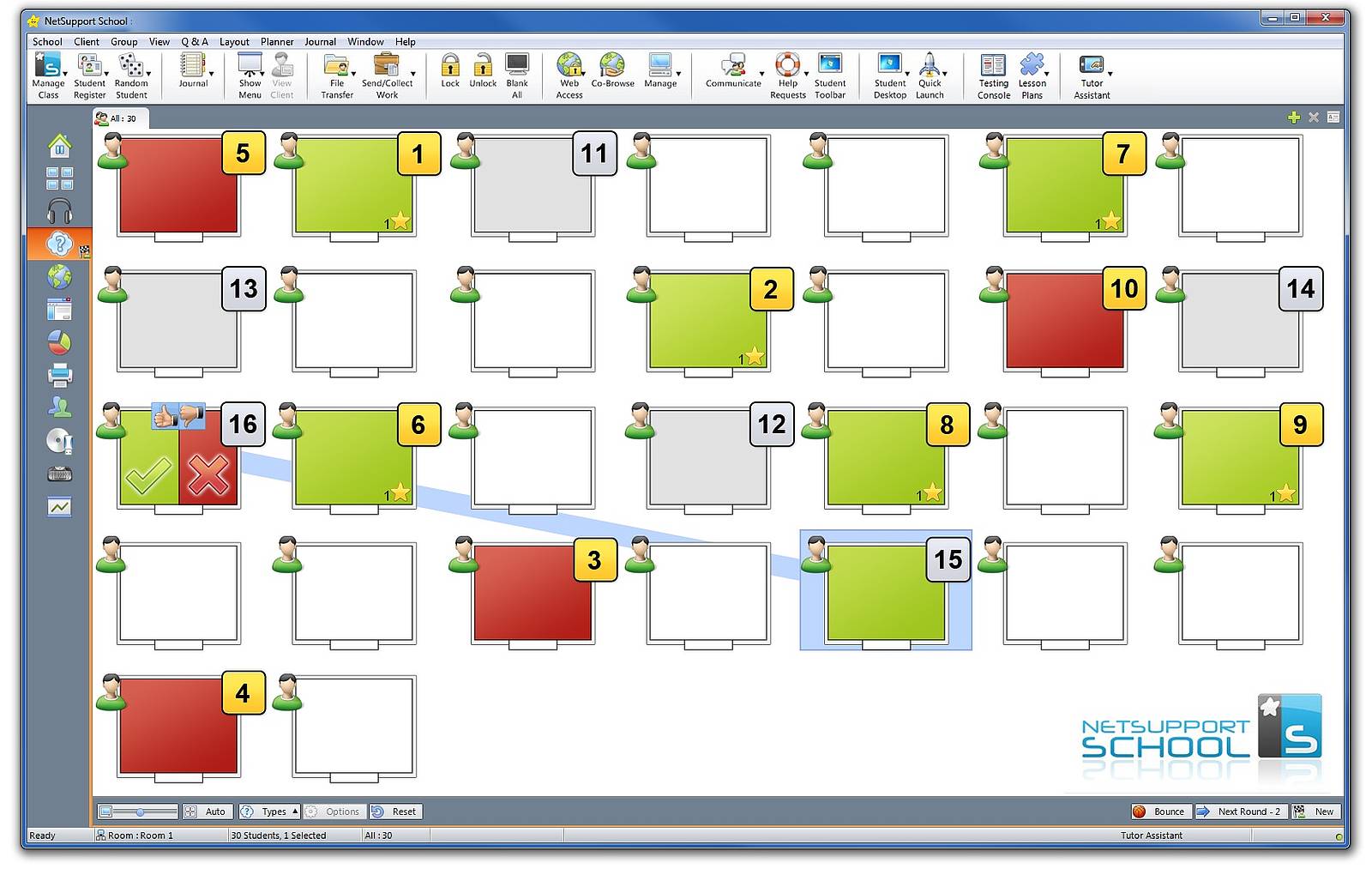 Prüfungen bei Online-Schulungen durchführen