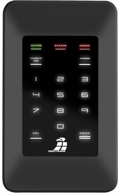 ProSoft bietet die sicheren DIGITTRADE Festplatten und SSD mit AES-256 Full Disk Hardwareverschlüsselung an