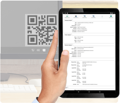 IT-Asset-Management NetSupport DNA: Asset Erkennung über QR-Code